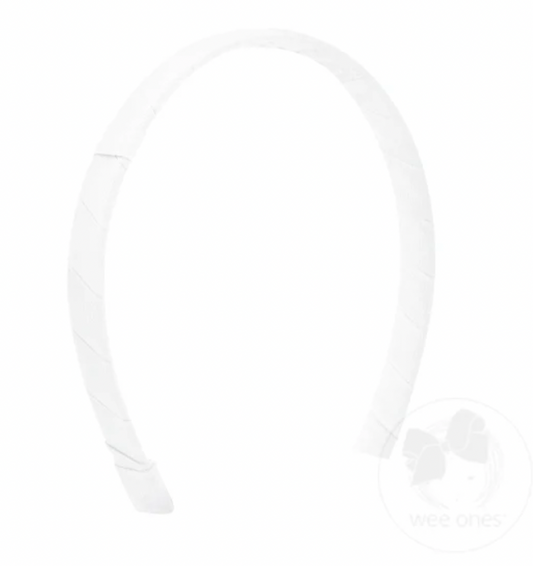 Add-a-Bow Girls Headband - White