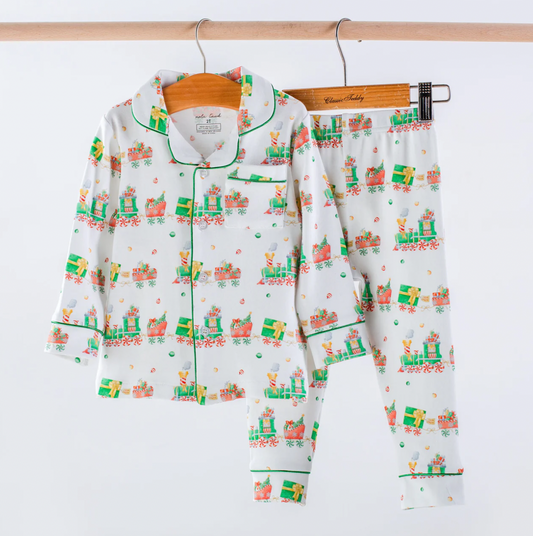 Santa's Sweet Express Organic Cotton Pajama