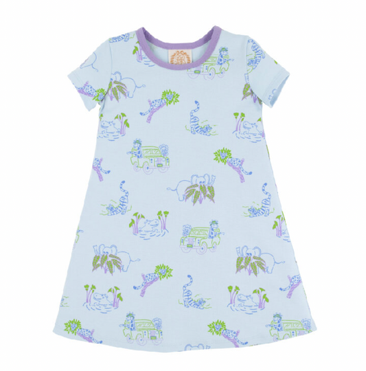 Polly Play Dress Short Sleeve - Millers Silly Safari/Palisades Purple