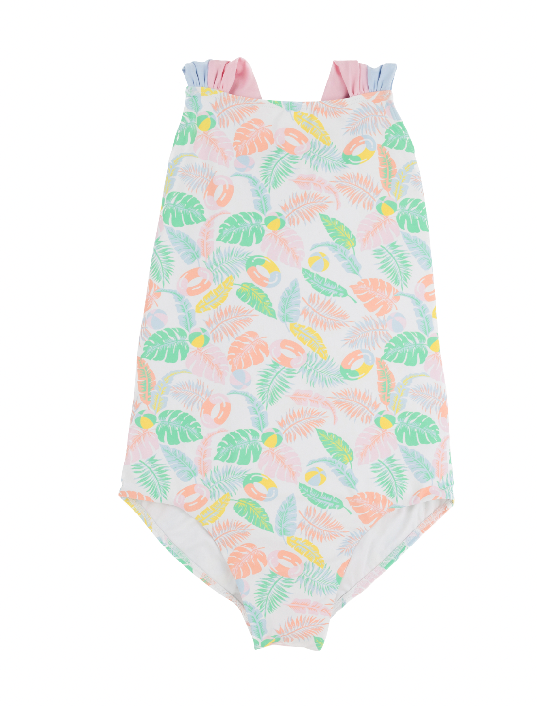 Seabrook Bathing Suit - Happy In Harbour Island/Palm Beach Pink and Buckhead Blue