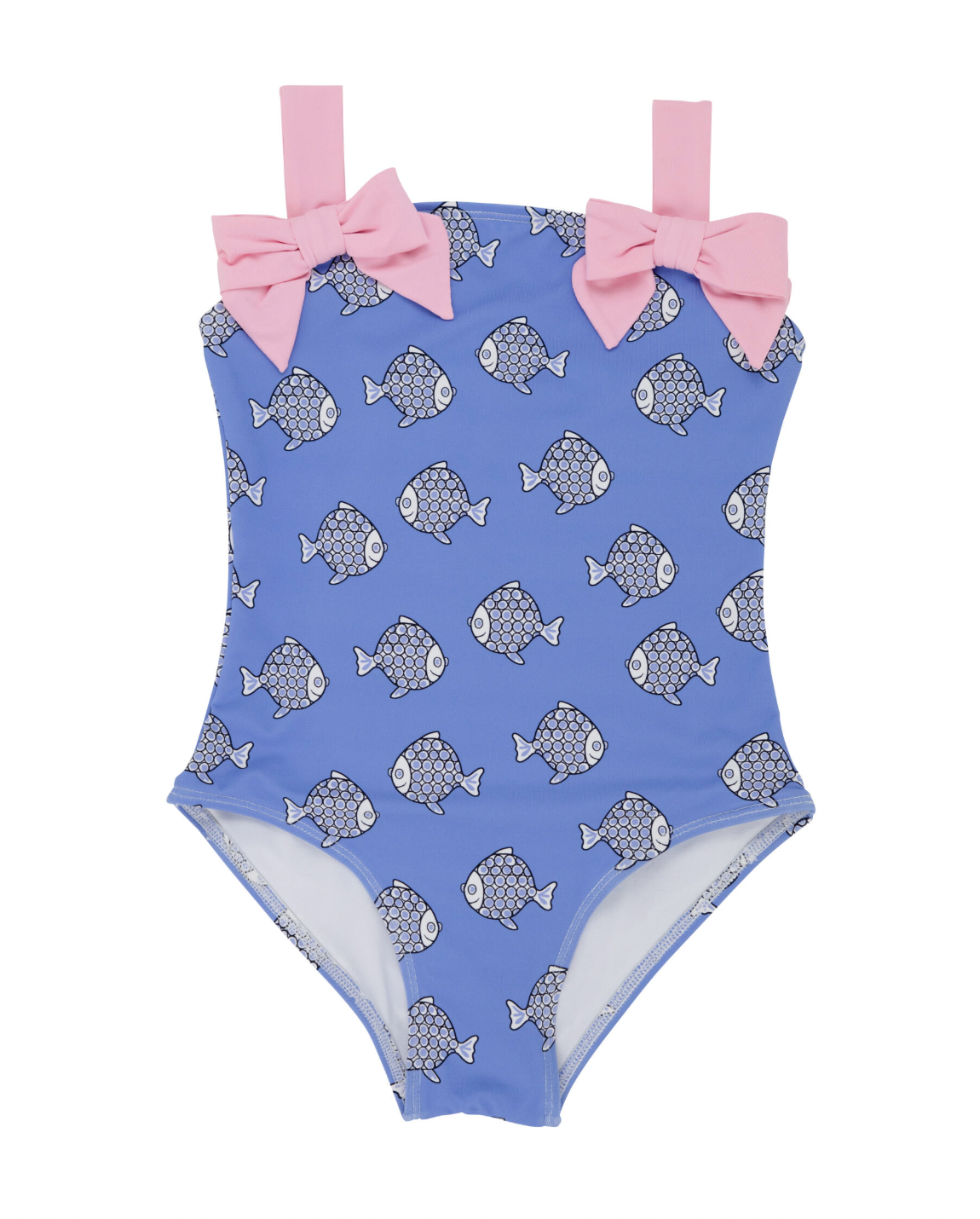 Shannon Bow Bathing Suit - Little Fishies/Pier Party Pink