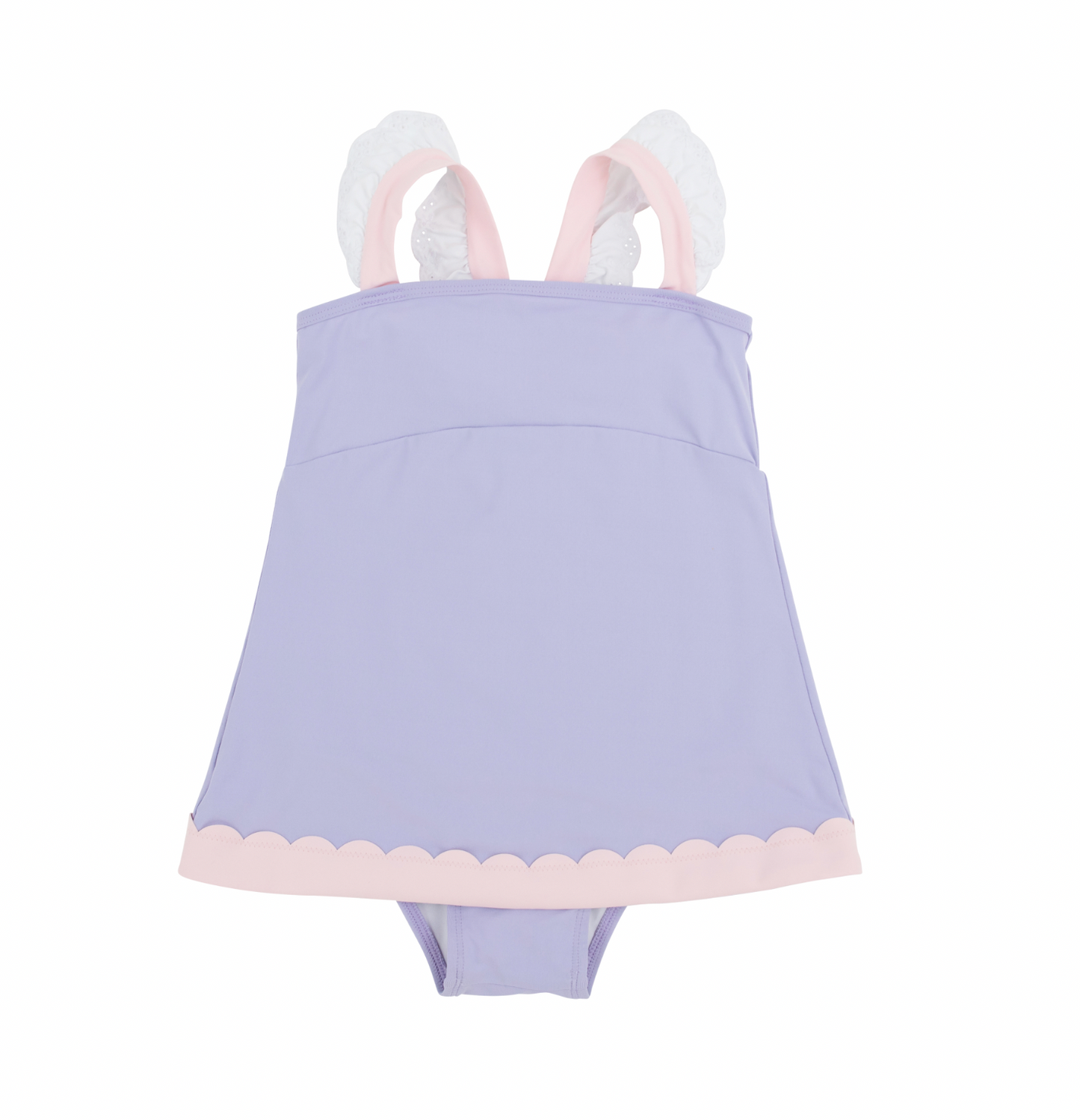 Sanctuary Scallop Swimsuit - Lauderdale Lavender/Palm Beach Pink