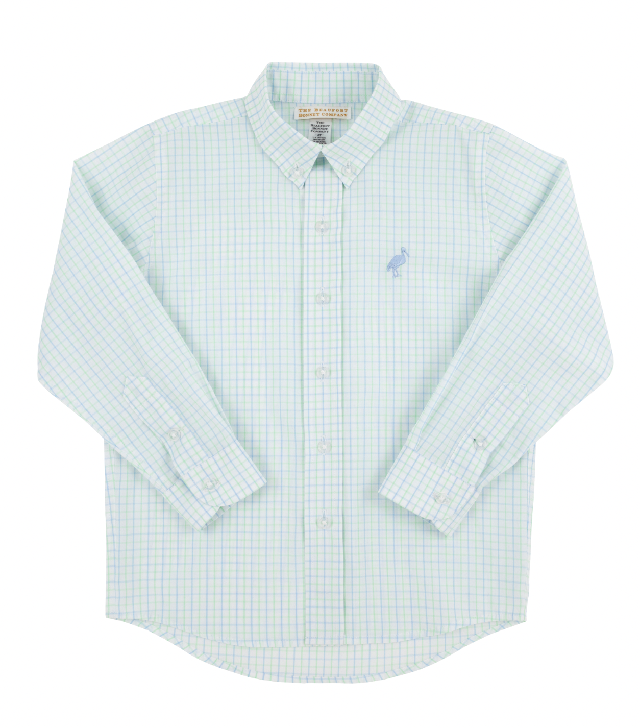 Dean`s List Dress Shirt -Sea Island Seafoam Beale Street Blue Windowpane/Beale St Blue