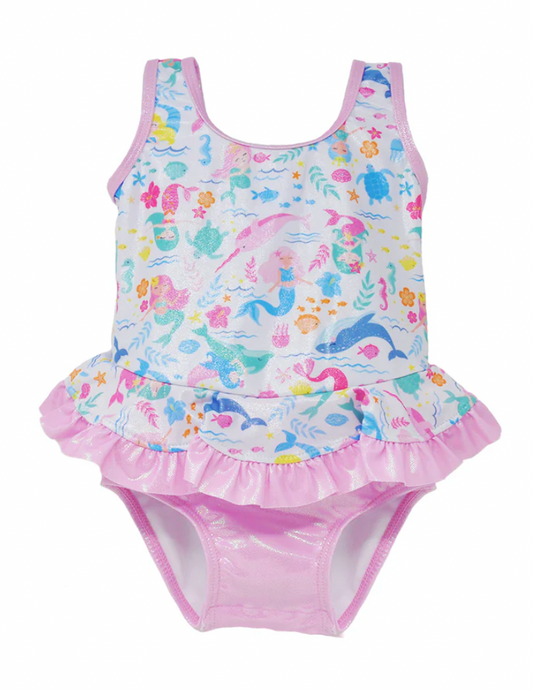 Stella Infant Ruffle Swim - Mermaid Friends