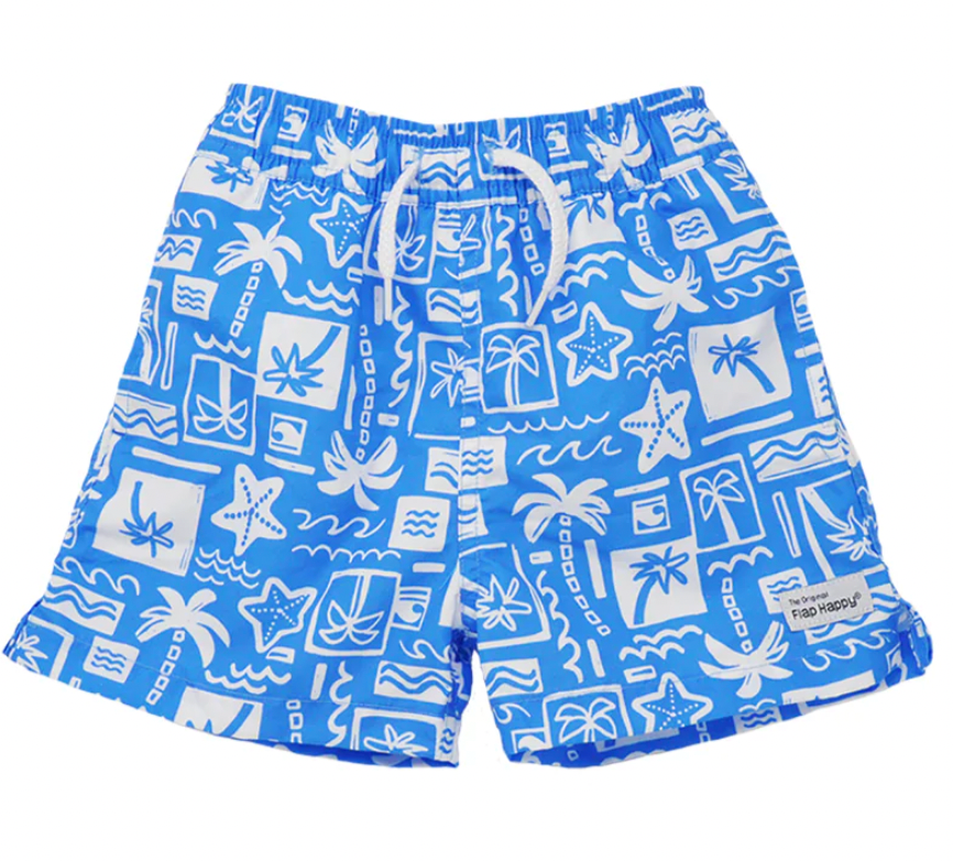 Wesley Swim Shorts - Seaside Palms