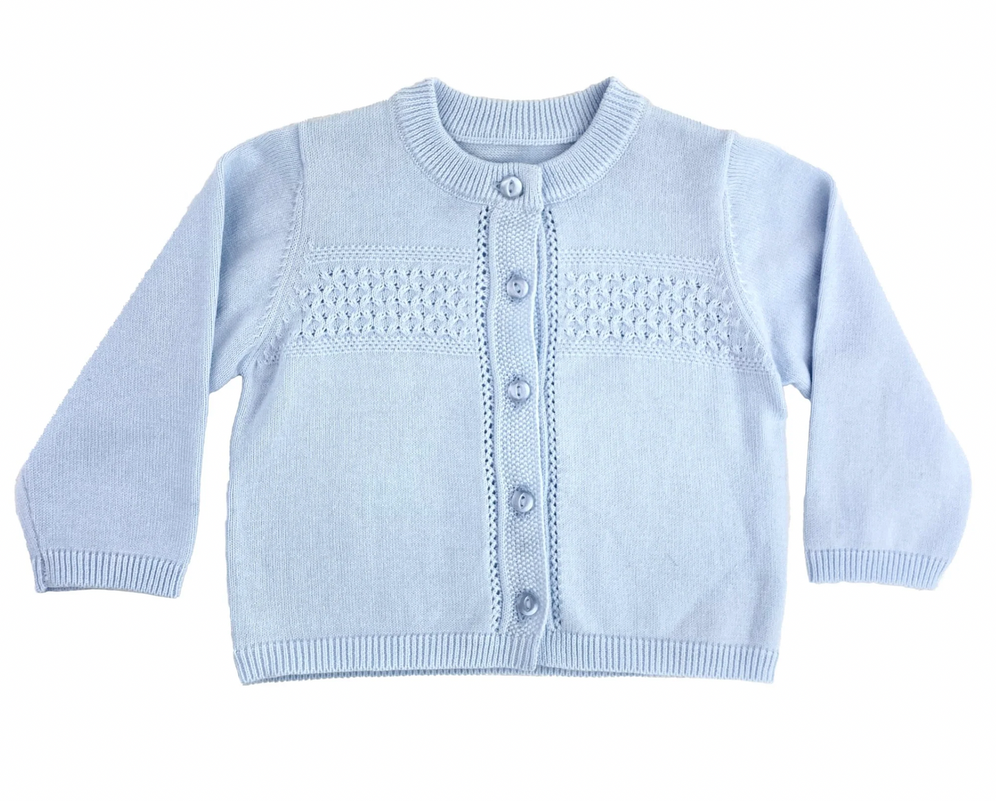 Blue Diamond Lightweight Knit Cardigan Sweater