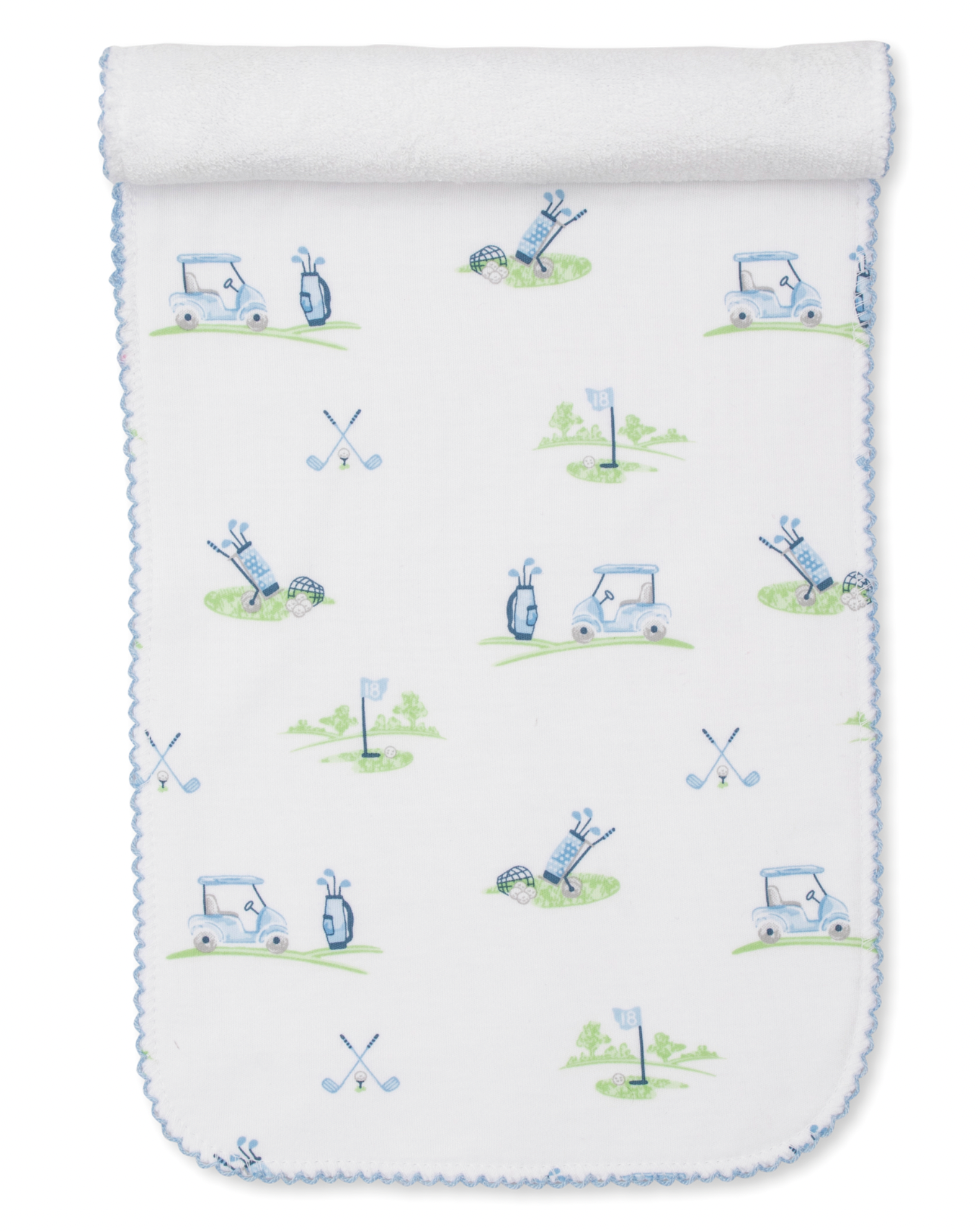 Golf Print Burp Cloth