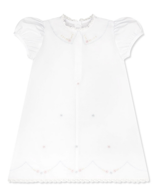 Ashtyn Dress - Blessings White, Blue