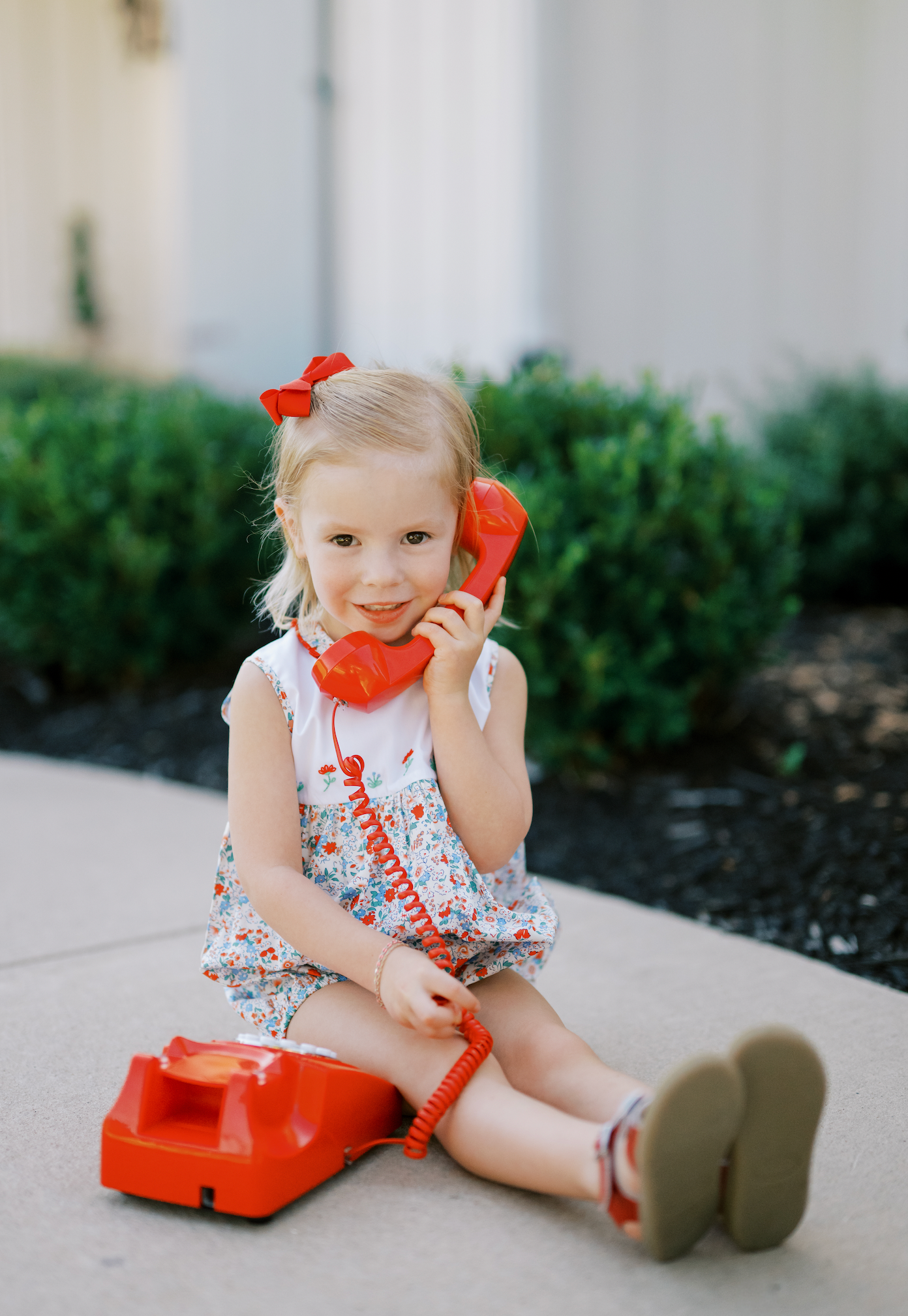 Rosie Red Floral Bubble