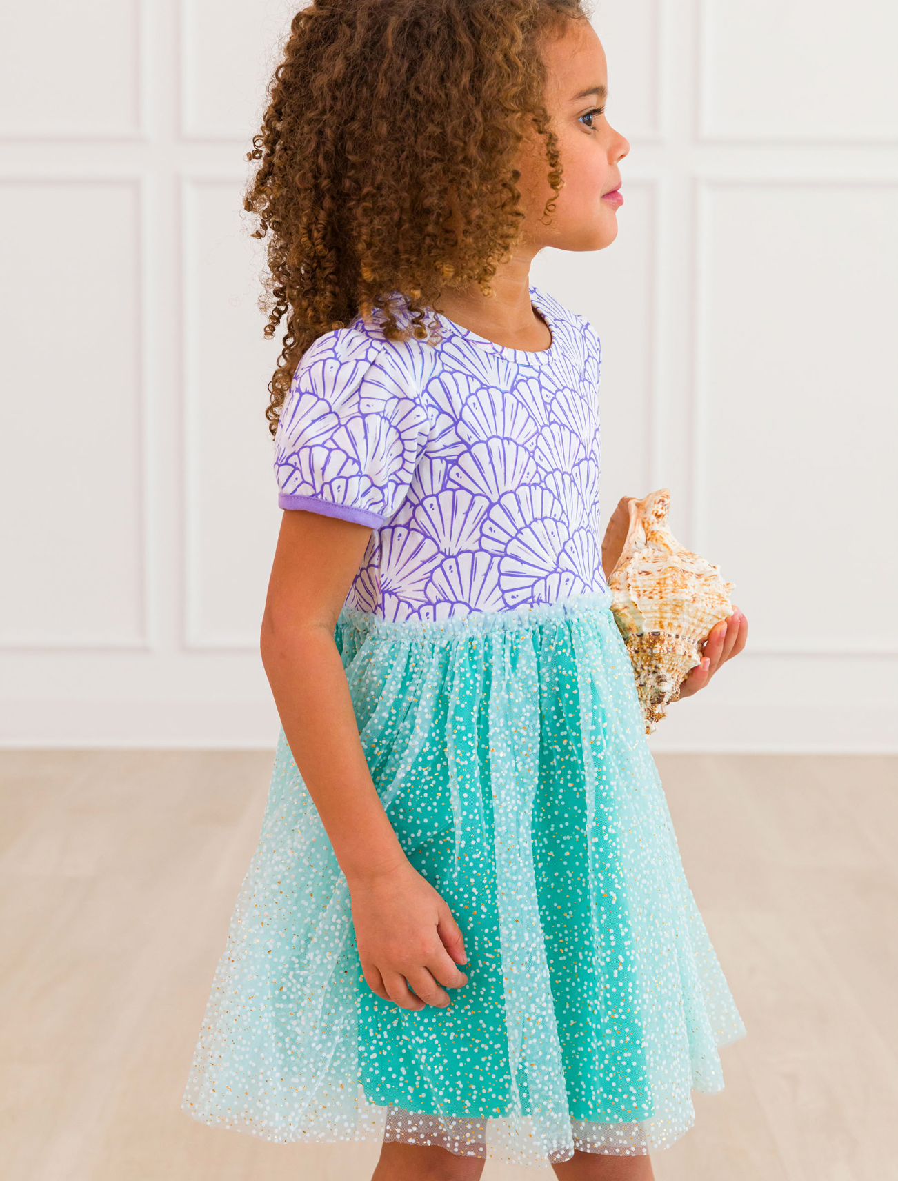 Short Sleeve Princess Bow Twirl Dress