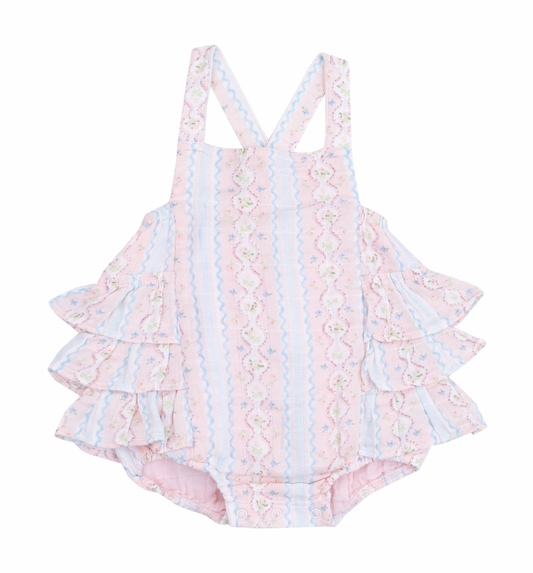 Floral Ruffle Sunsuit