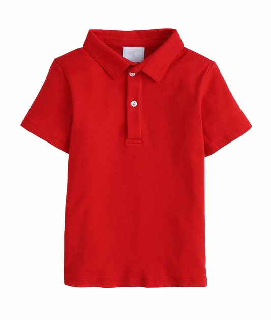 Short Sleeve Polo - Red