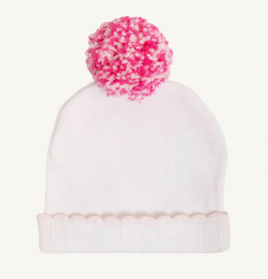 I'm Here Hat - Palm Beach Pink/White