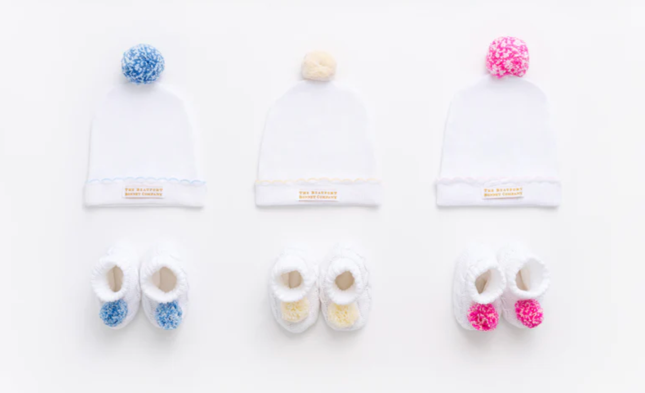 I'm Here Hat - Palm Beach Pink/White