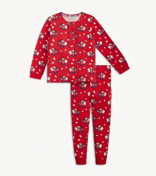 Red Cocoa Club Right Fit L/s Pj