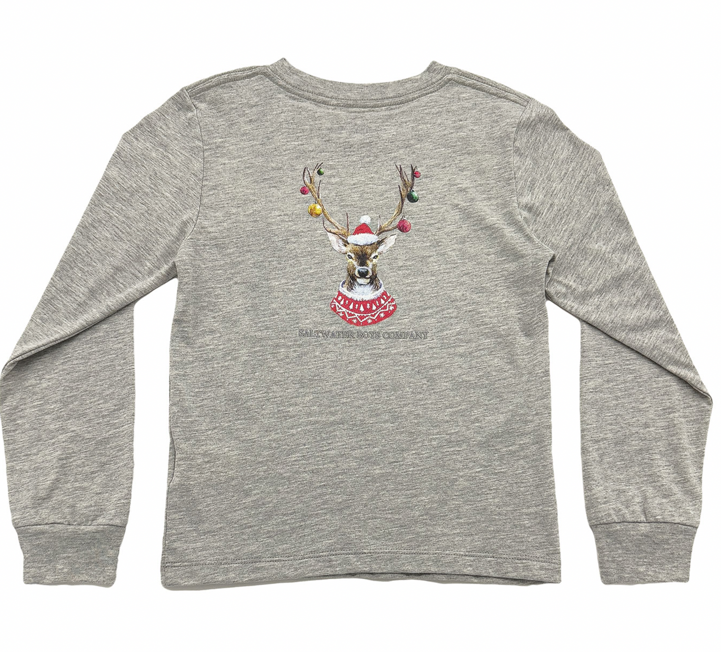 LS Christmas Reindeer Graphic Tee