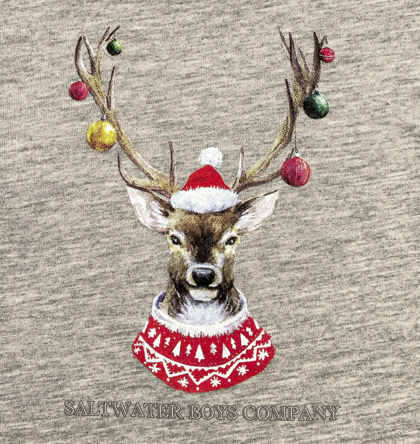 LS Christmas Reindeer Graphic Tee