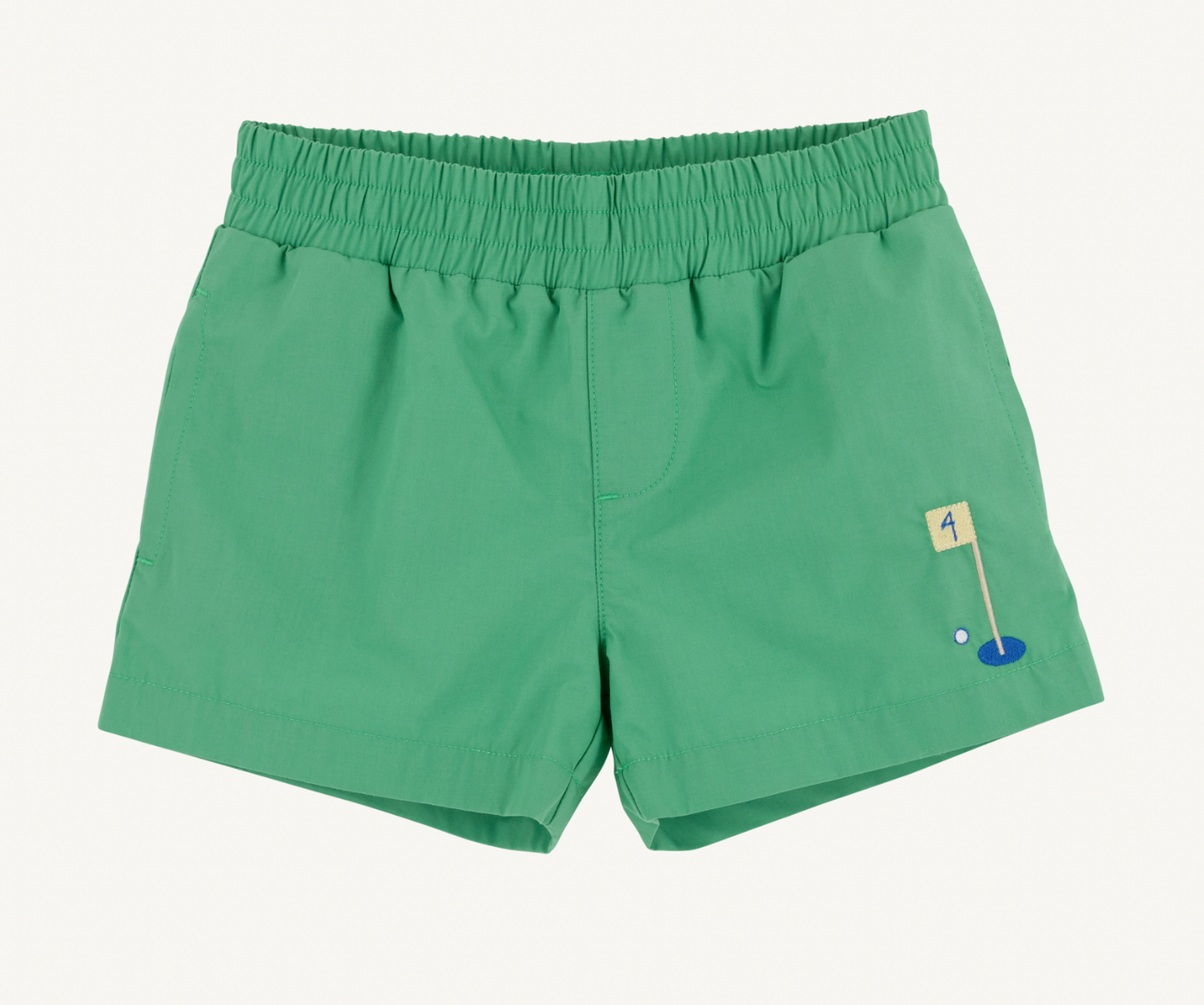 Sheffield Shorts-Gibson Island Green/Golf Flag and Tees