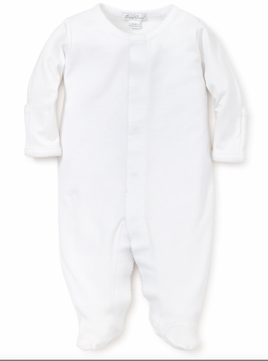 White/White Basics Footie