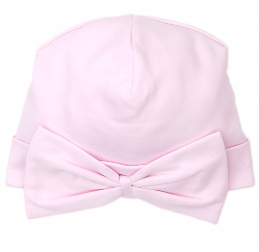 Pink Bow Kissy Hat