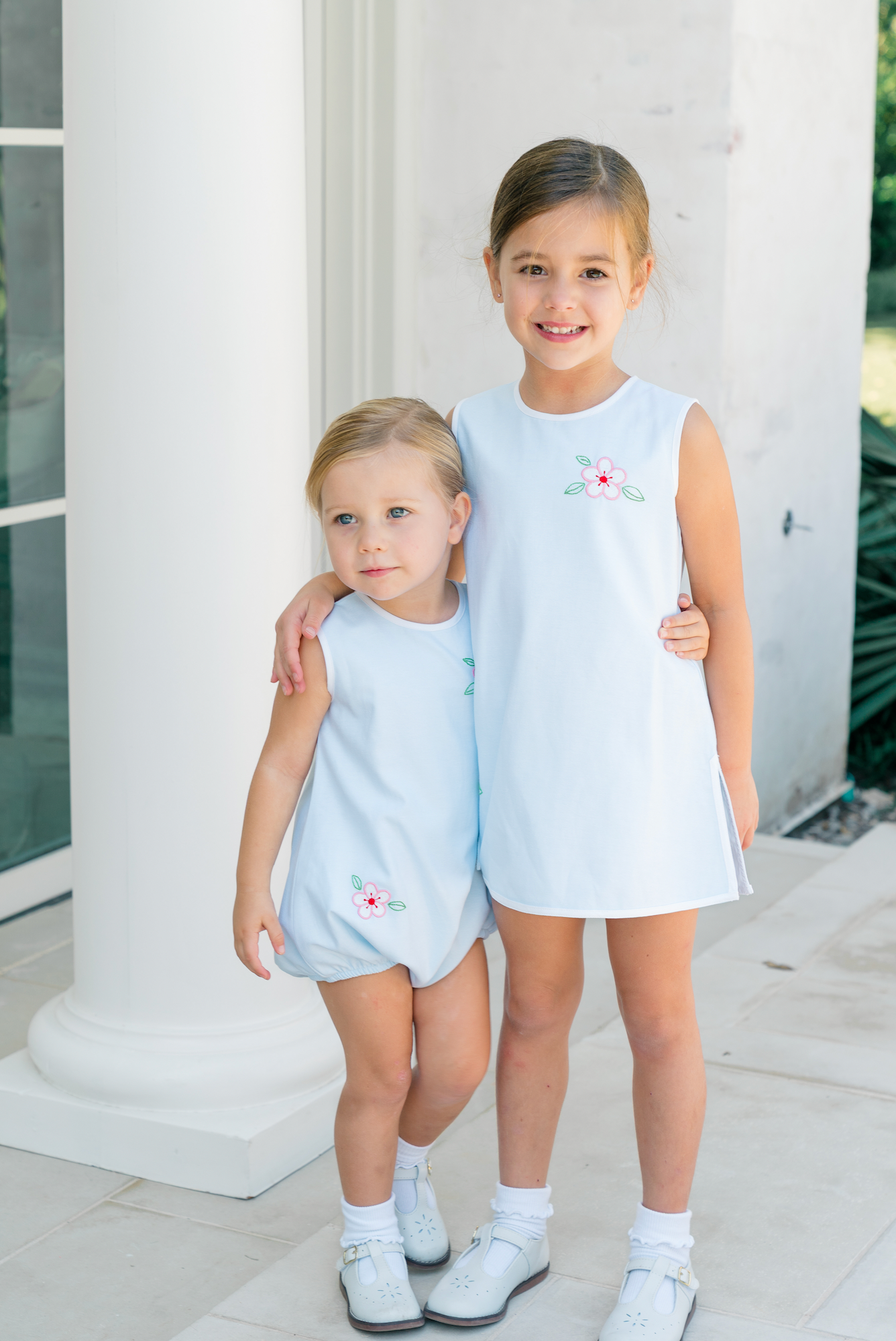 Sybil Blue Sleeveless Girl Bubble