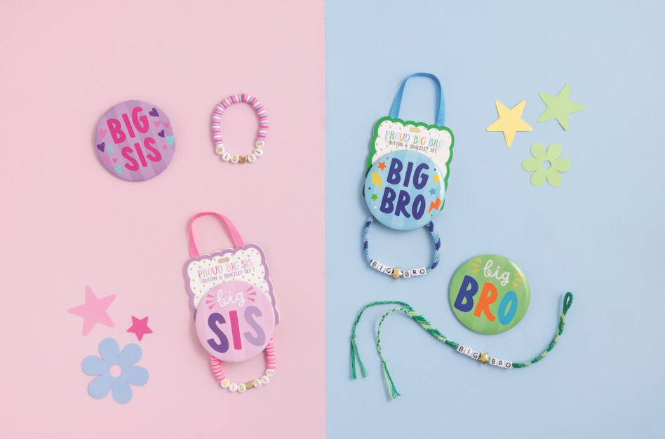 Big Sibling Bracelet/Pin Set