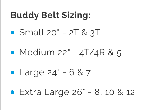 Bailey Buddy Belt -Construction