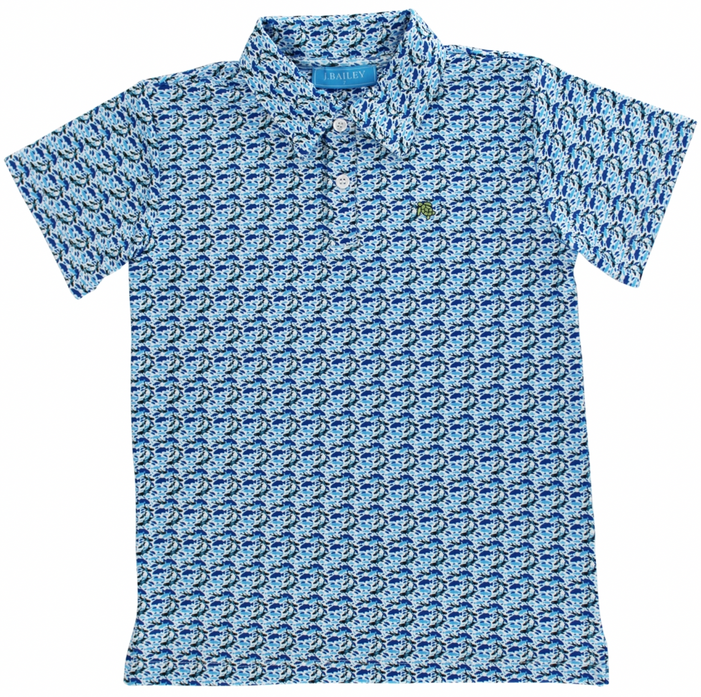 Henry Performance Polo - Blue Shark