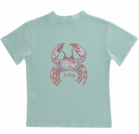 Girls Logo Tee- Crab