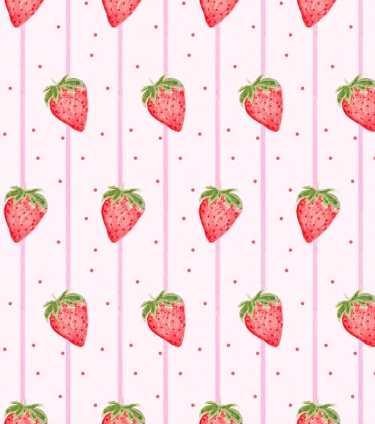 SS Play Dress - Strawberry Stripes