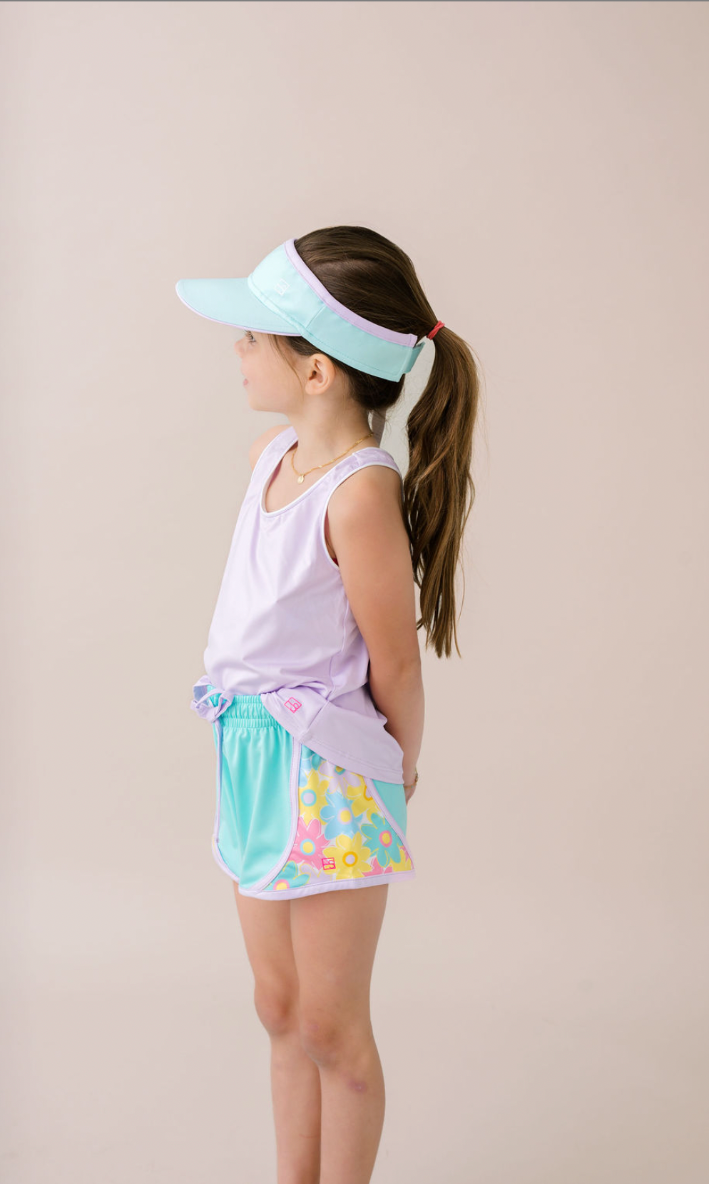 Elise Short - Turquoise/Bloomtastic