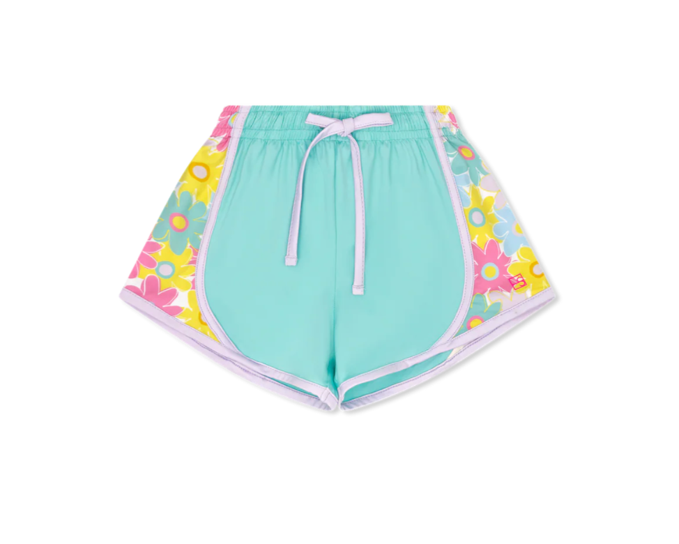 Elise Short - Turquoise/Bloomtastic