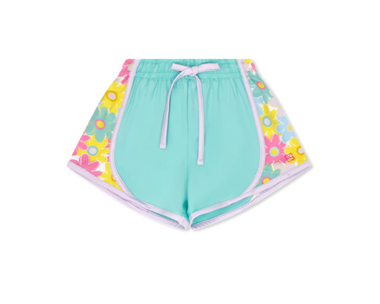 Elise Short - Turquoise/Bloomtastic