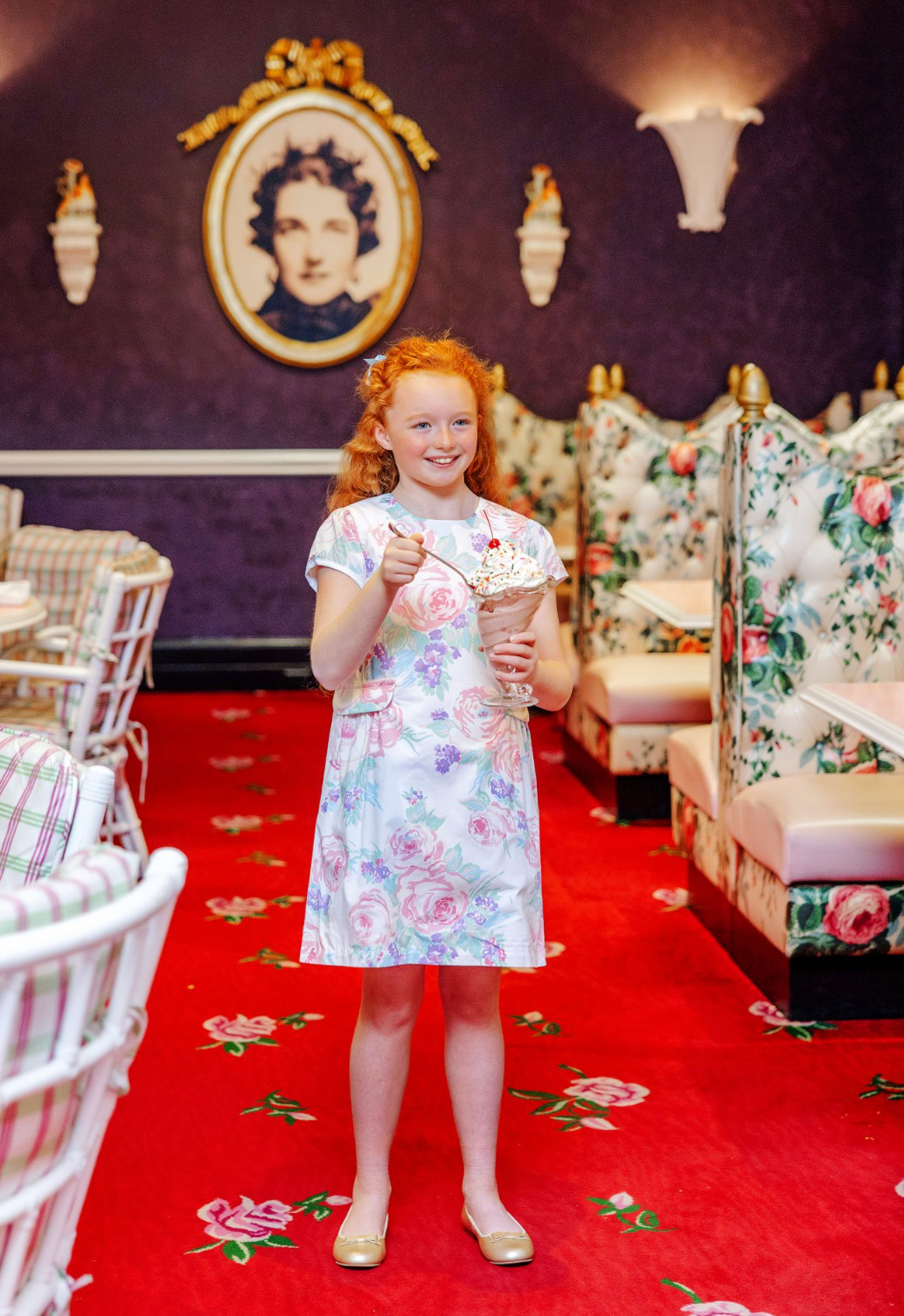 Betts Bow Dress - Princess Grace Rose