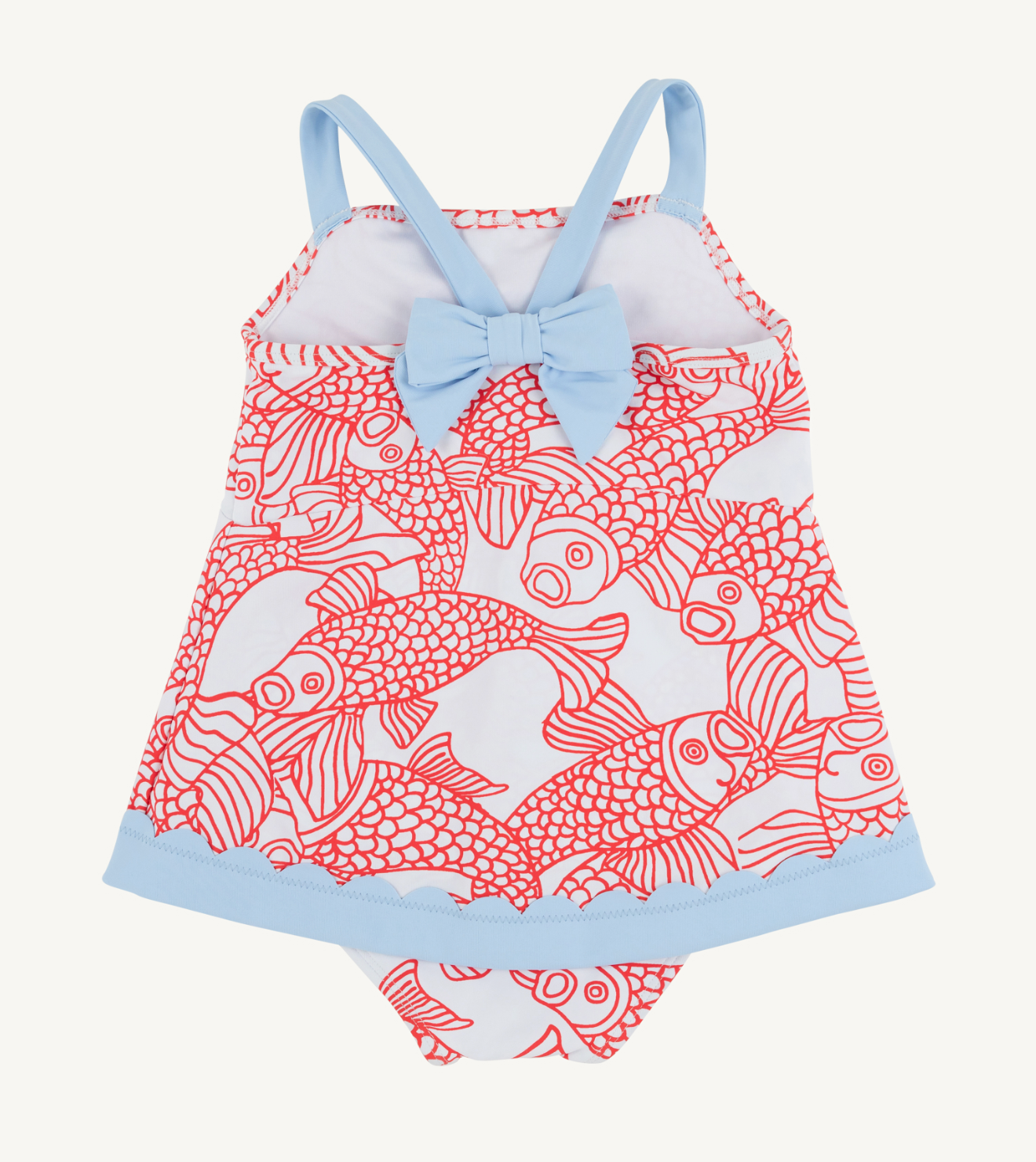 Stratford Scallop Swimsuit - Big Fish/Beale Street Blue