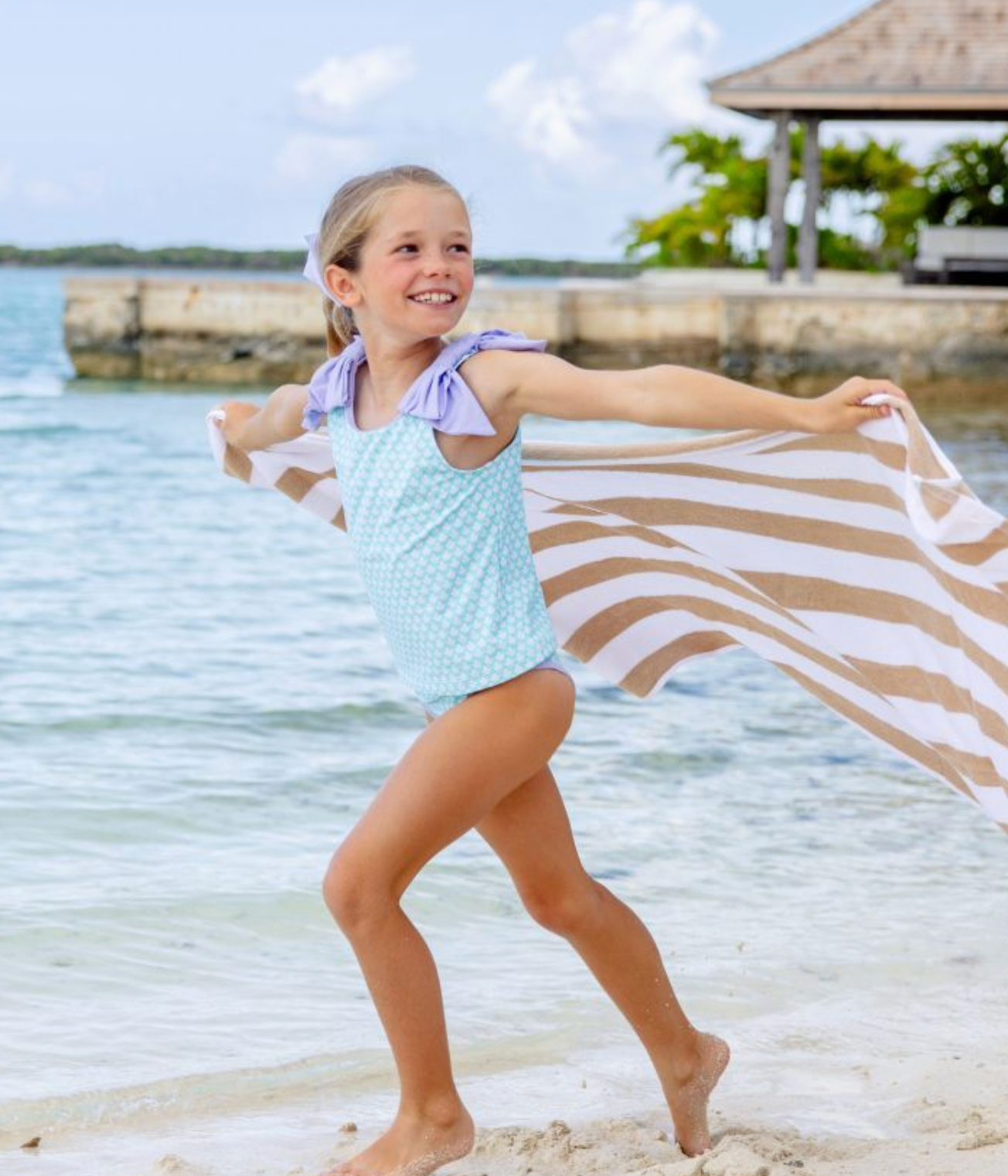 Snorkel Tour Tankini -Dunmore Doo-Dad/Lauderdale Lavender