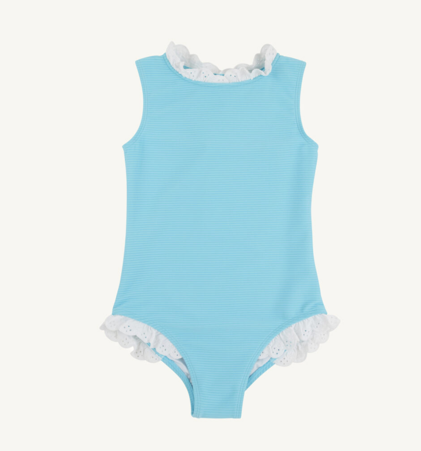 Sleeveless Sarasota Surf Suit- Belhaven Blue/Worth Ave White