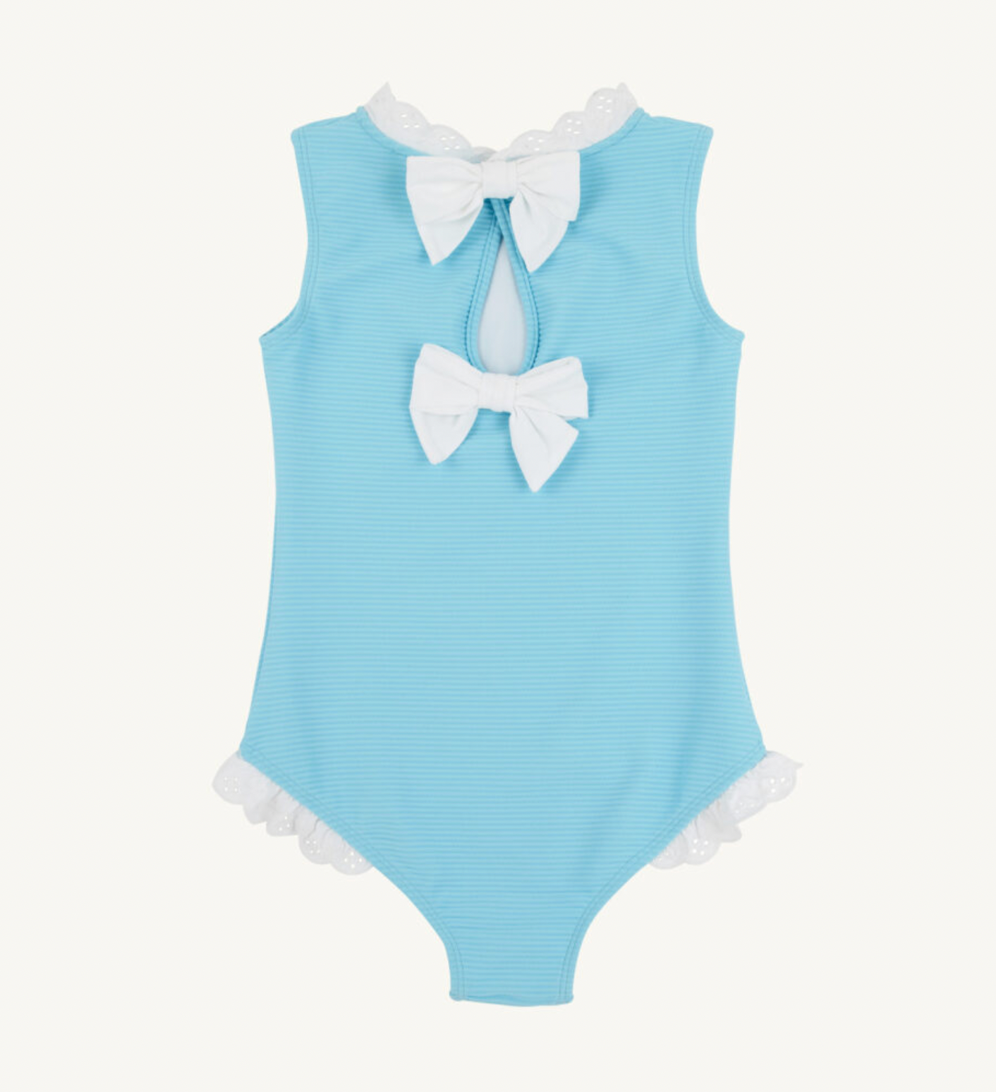 Sleeveless Sarasota Surf Suit- Belhaven Blue/Worth Ave White