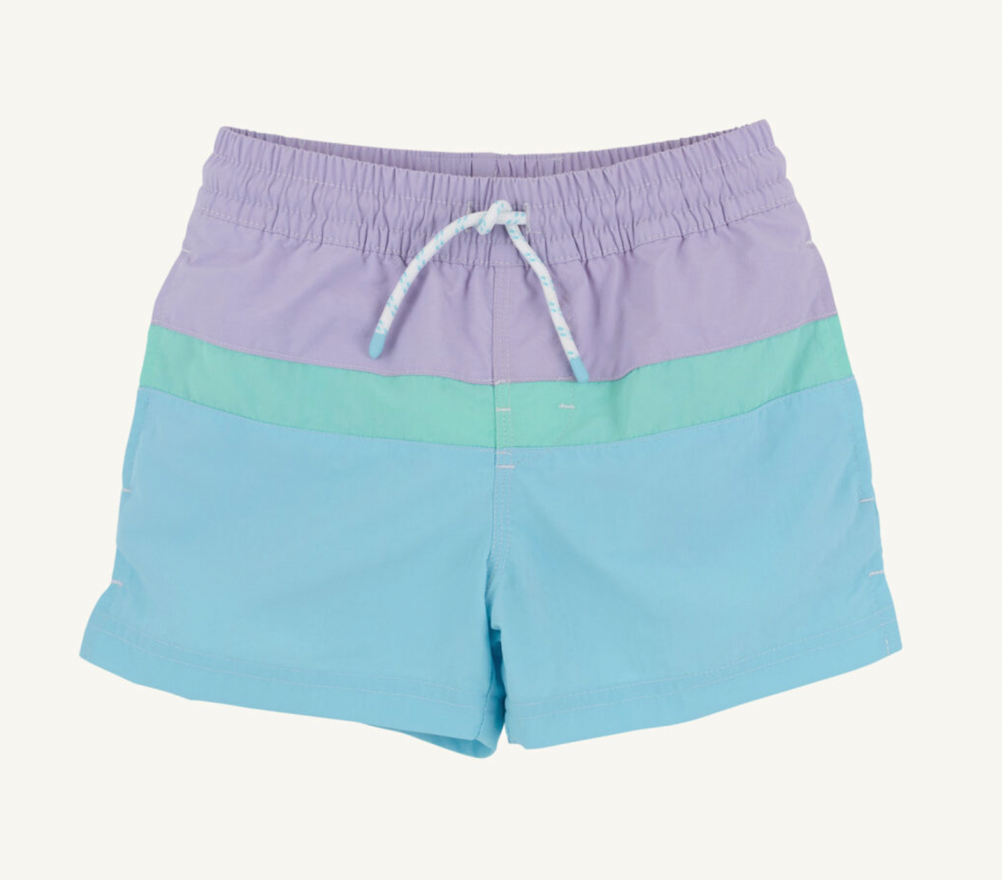 Country Club Colorblock Trunk -Lauderdale Lavender Turks Teal and Belhaven Blue