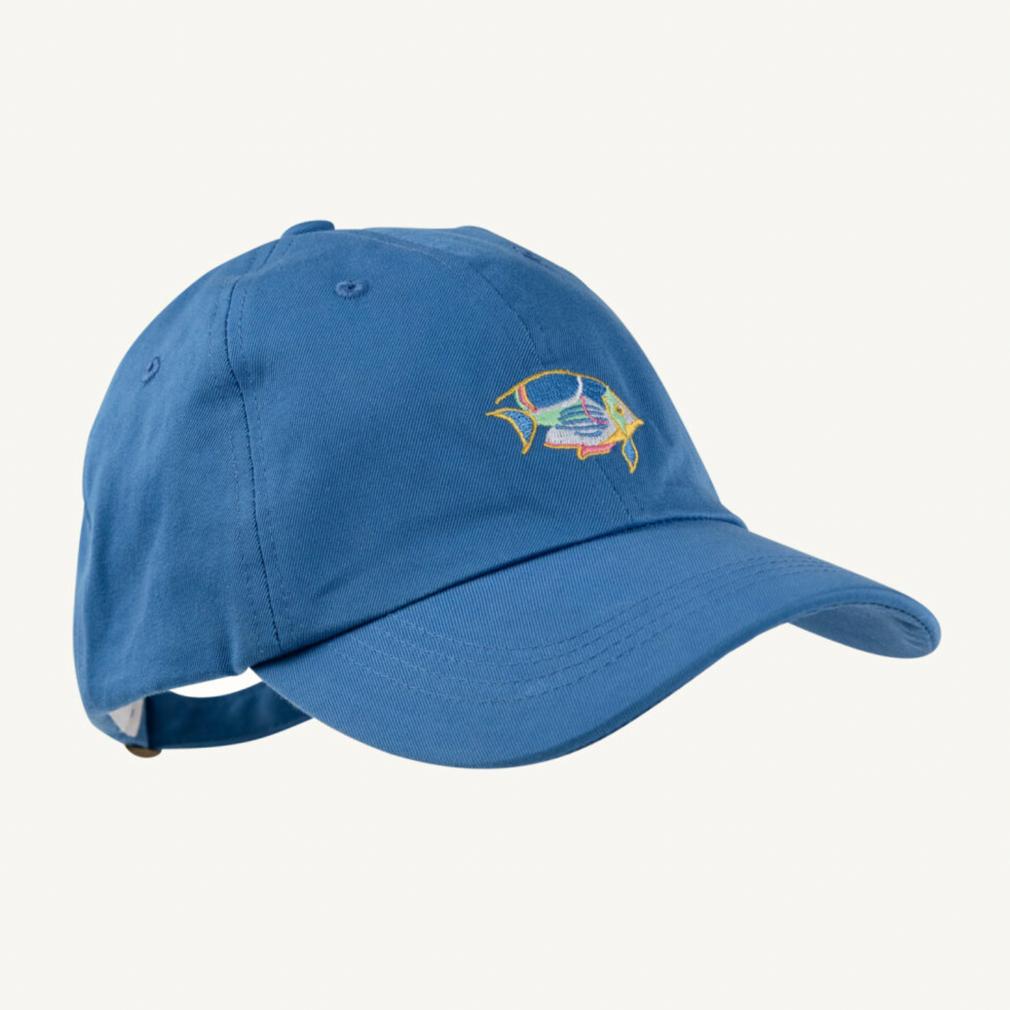 Covington Cap- Cotton Twill - Wood Boat Blue/Fish