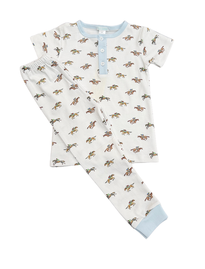 Noah Horse Short Sleeve Pajama Set
