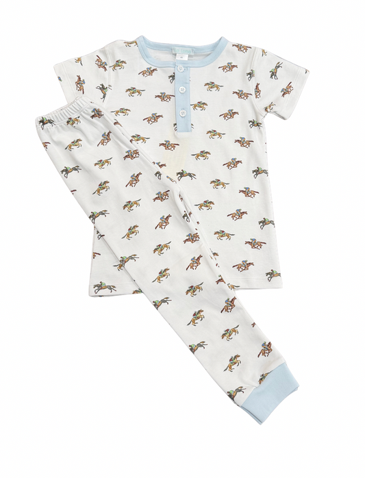 Noah Horse Short Sleeve Pajama Set