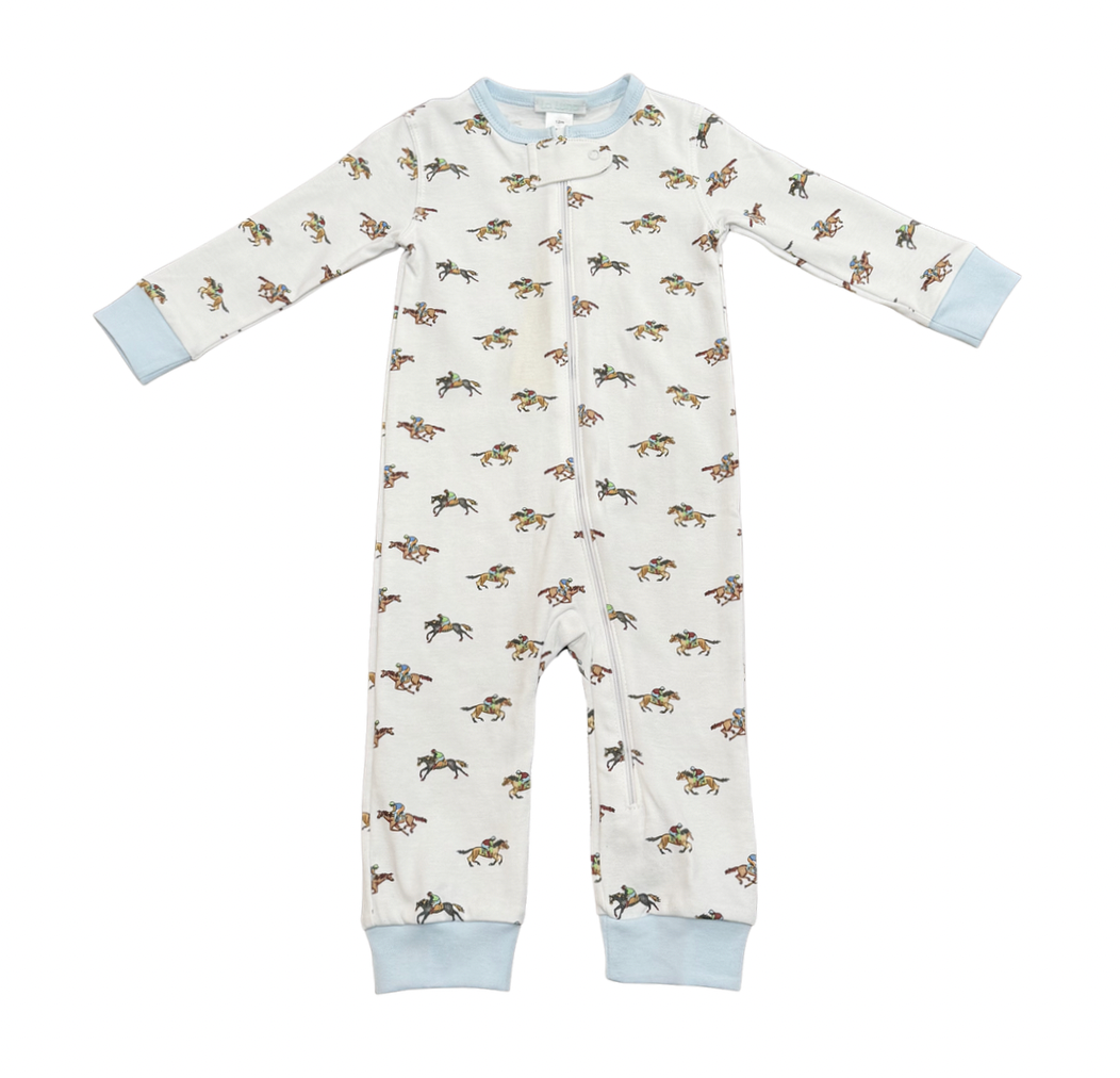 Noah Horse Long Sleeve Footless Pajama