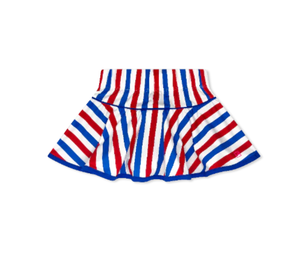Quinn Skort - Bold, Brave, Blue