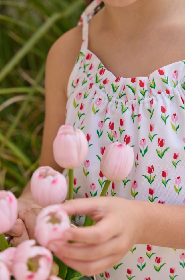Mini Romper- Tulip Valley