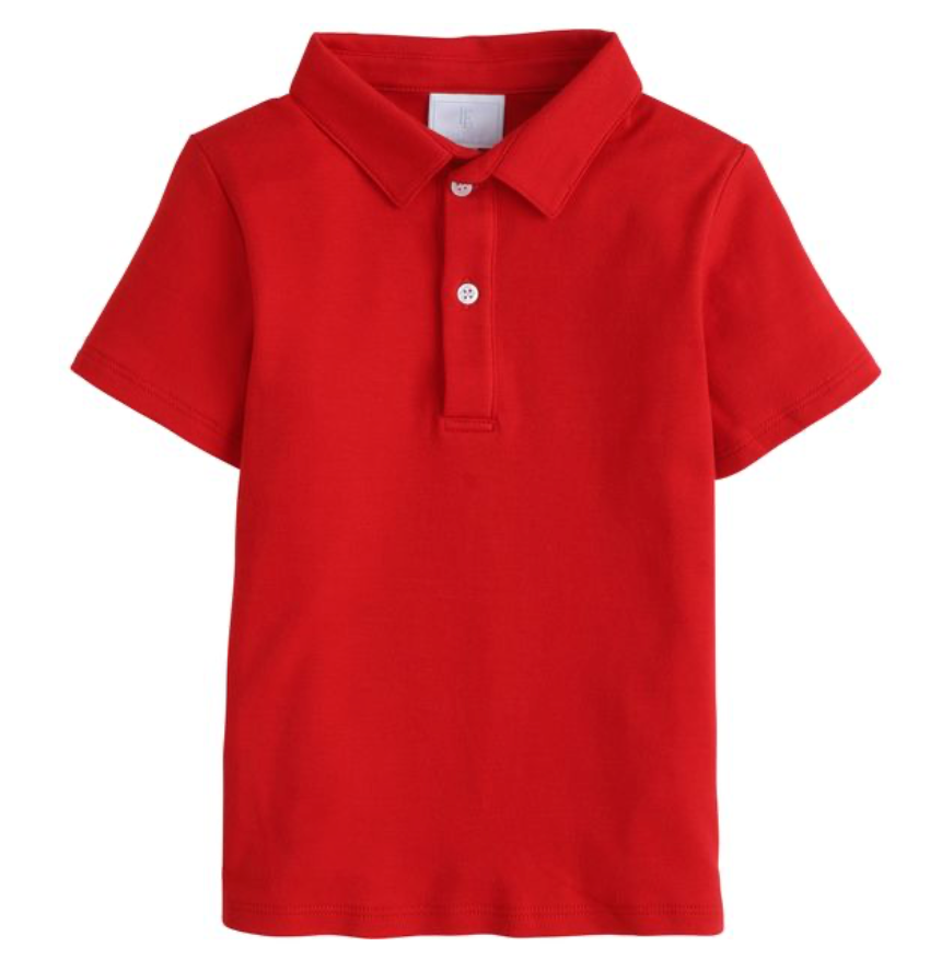 Short Sleeve Polo - Red
