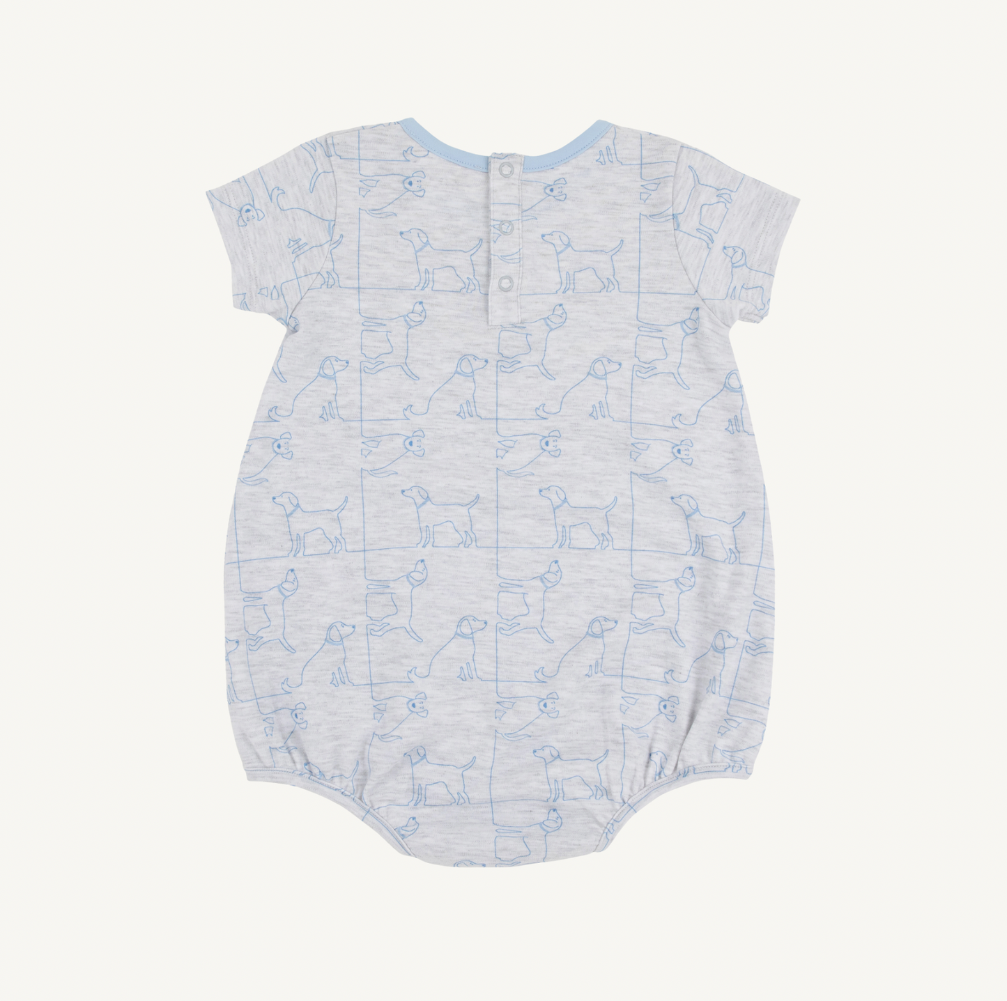 Short Sleeve Patton Play Bubble - Puppy Puzzle