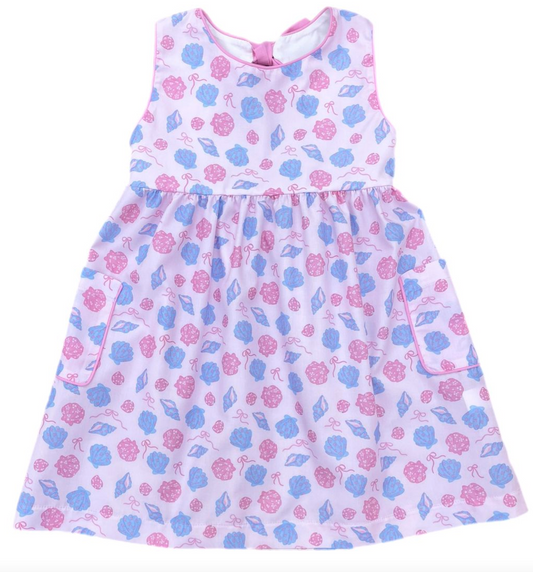PRE-ORDER Maisy Dress- Pastel Shells