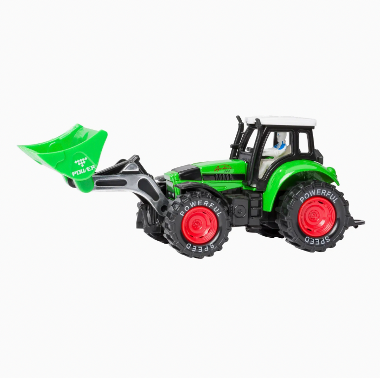 Rollin' Scoop Tractor-Toy Tractor, Farm Toys, Die Cast