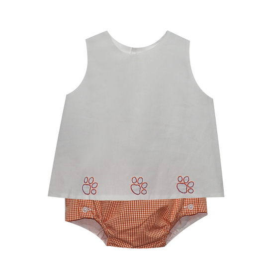 Orange and Purple Diaper Set